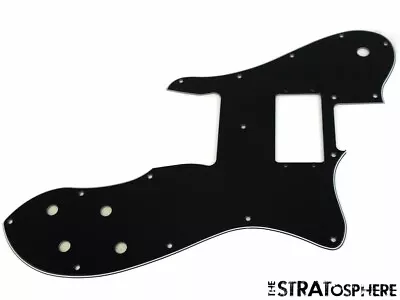 *NEW PICKGUARD For Fender Vintage '72 Custom RI Telecaster Tele Black 3 Ply • $9.99