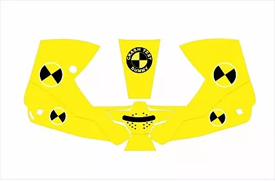 £24.30 • Buy 0700000800 ESAB Sentinel A50 WELDING HELMET WRAP DECAL STICKER Crash Test Dummy