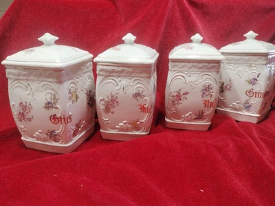 $35 • Buy Vintage German Canister Set Of 4