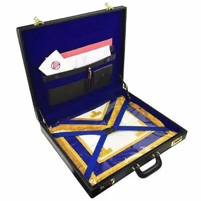 Masonic Regalia Mason Provincial Apron Hard Case/Briefcase In Imitation Leather • $194.95