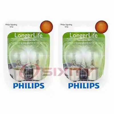 2 Pc Philips Rear Turn Signal Light Bulbs For Volvo 240 244 245 740 745 760 Bg • $12.22