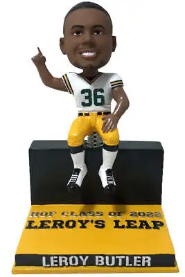 LeRoy Butler Green Bay Packers White And Green Jersey Bobblehead NFL Football • $40