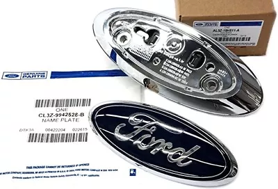 $77.99 • Buy 09 Thru 14 Ford F-150 F-250 F-350 Tailgate Emblem Oval & Back Up Camera Housing