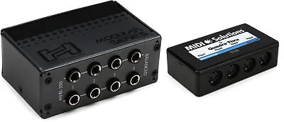 Hosa MHB-350 + MIDI Solutions QuadraThru Value Bundle • $160.90