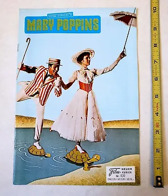 Vintage 1995 Mary Poppins Movie Promo Premiere Program Walt Disney Julie Andrews • $7.50