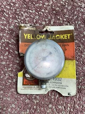 NEW - Yellow Jacket 49002 Suction Line Pressure Gauge - Blue • $30