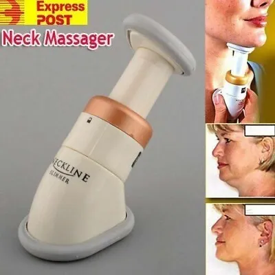 Top Neckline Slimmer Neck Line Exerciser Chin Massager Thin Jaw Reduce Double S • £8.99