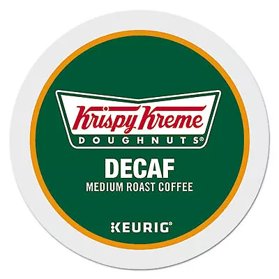 Krispy Kreme Doughnuts Classic Decaf Coffee K-Cups Medium Roast 24/box 6111 • $30.21