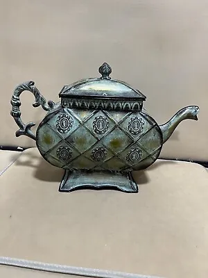 Large Ornate Metal Teapot Figure  • £9.99