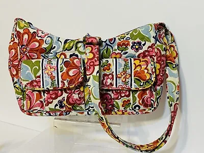 Vera Bradley Hope Garden Purse Shoulder Bag Floral Retired 2009 Nice • $18.99