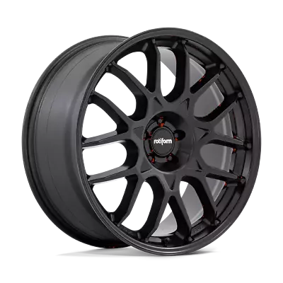 22x10 Rotiform R195 ZWS Matte Black Wheel 5x112 (35mm) • $453