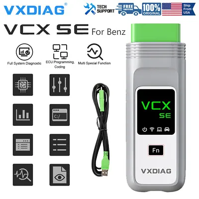 VXDIAG VCX SE Fit For Mercedes Benz DoIP OBD2 Diagnosis Scanner Code Programming • $299