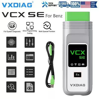 $299 • Buy VXDIAG VCX SE Fit For Mercedes Benz DoIP OBD2 Diagnosis Scanner Code Programming
