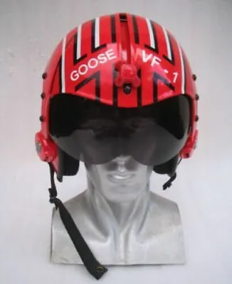 Top Gun Goose & Iceman Flight Helmet Movie Prop Pilot Naval Aviator Usn Navy • $1105