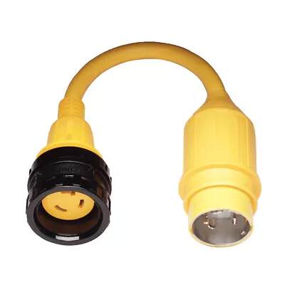 Marinco Pigtail Adapter 30A Locking To 50A Locking 121A UPC 093344010507 • $123.95