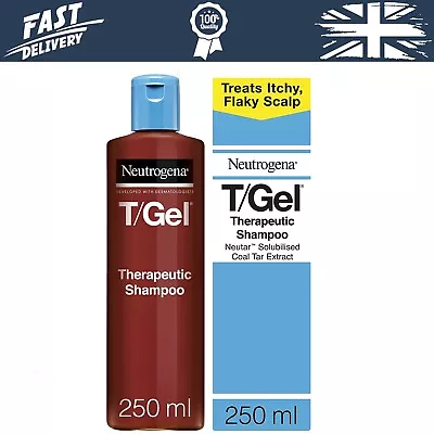 Neutrogena T/Gel Therapeutic Shampoo Treatment For Itchy Scalp And Dandruff 250m • £9.79