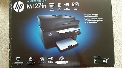 New Hp Laserjet Pro Mfp M127fn All In One Mono Laser Jet Printer • $499.99