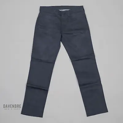 Levi Strauss & Co 511 Waxed Jeans 30x30 Mens Charcoal Gray Tapered Slim Fit Low • $23.97