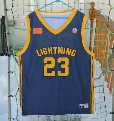 LIDS Team Sports AAU USA The Rock Basketball #23  Lightning  Jersey Shirt Sz XL • $29.99