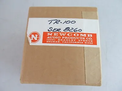 NEWCOMB TR-100 MICROPHONE INPUT TRANSFORMER New Sealed • $179.99