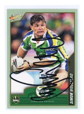 $0.99 • Buy ✺Signed✺ 2006 Select Accolade Simon Woolford (Raiders) Signed NRL Card