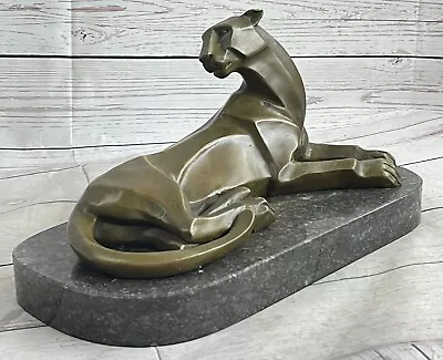 Bronze Classic Roaring Lion And Mountain Lion Sculpture By Henry Moore • $349