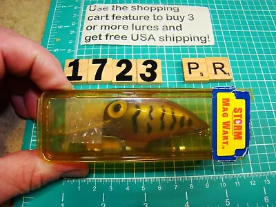 V1723 Pr Storm Pre Rapala Magnum Wiggle Wart Fishing Lure With Box V38 Mag Wart • $29.95