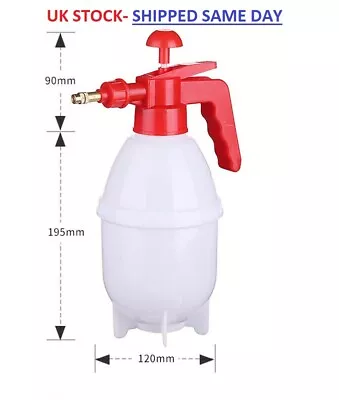 Hand Pump Pressure Spray Bottle 0.8L Pressurised Sprayer - 1PACK • £5.94