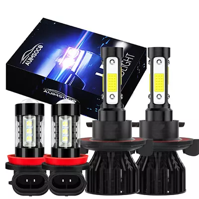 For Ford Mustang GT 2005-2011 2012 LED Headlights High/Low + Fog Lights Bulbs • $39.99