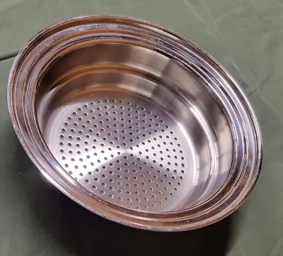 HEALTH CRAFT COOKWARE Stainless Surgical Steel 9  Steamer  Insert • $15