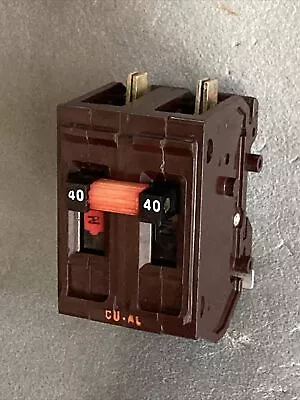 Wadsworth A240NI 40 Amp 2 Pole 2P Type A  METAL FOOT Circuit Breaker A240N A240 • $57.99