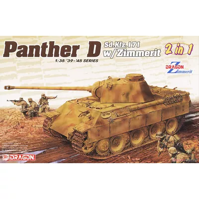 Dragon 6945 1/35 German Sd.Kfz.171 Leopard Tank D-type Antimagnetic Armor (2in1) • $112.09