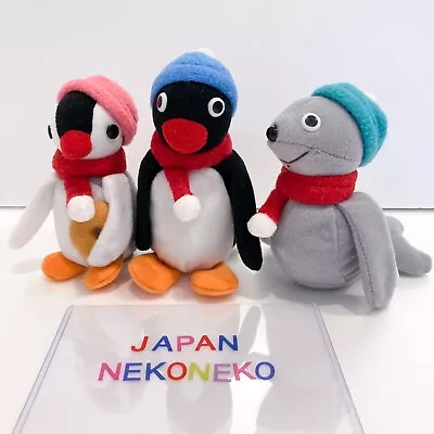 Pingu Pinga Robby Seal Promotional Plush Doll SET Mister Donut Japan • $65.10