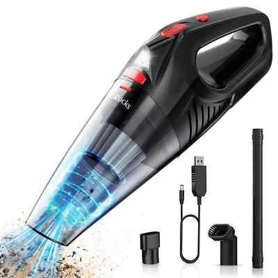 $19.99 • Buy Car Vacuum Cleaner Cordless, Portable Cyclone Handheld Vacuum With LED Lights