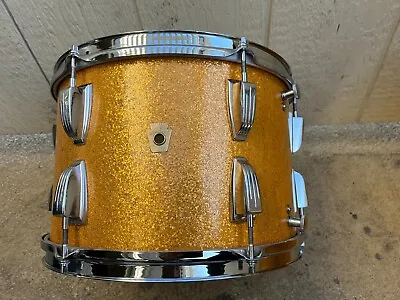 Vintage 1967 Ludwig 9x13  Gold Sparkle Tom Tom Drum Players Grade • $269