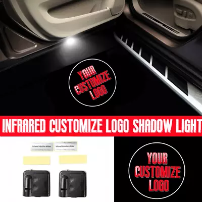 2Pcs LED Car Door Welcome Laser Projector Customize Courtesy Ghost Shadow Light  • $52.24