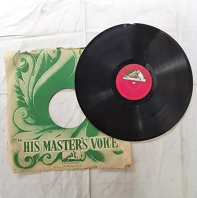 1958s Vintage 78 RPM Madhumati Movie Mukesh Lata HMV Gramophone Record R68 • $72.62