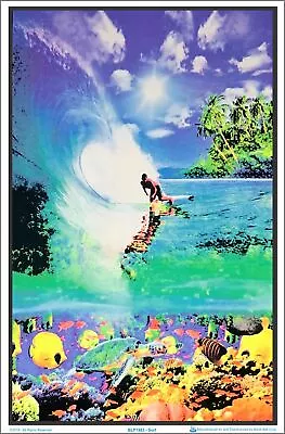 Surf Reef Blacklight Poster 23 X 35 • $12.99