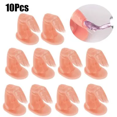 10 Pcs Practice Fake Finger Model For Hand Manicure Nail Art Training Display • $8.09