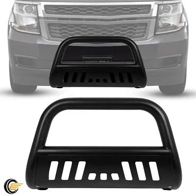 For 99-07 Silverado Sierra 1500 Black 3  Front Bull Bar Push Bumper Grille Guard • $99.90