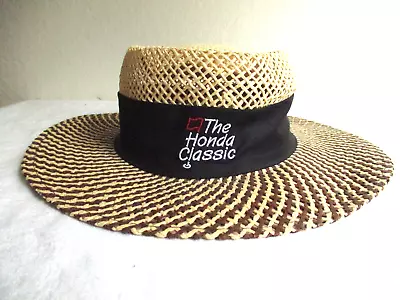 The Honda Classic Golf Gambler Hat Straw AHEAD Fine Hats Medium Large UPF 50+ • $29.99