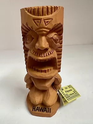 Wisdom Tiki Polynesia Collection Tag Hawaii Carved Statue Figure Decor MCM Retro • $21.95