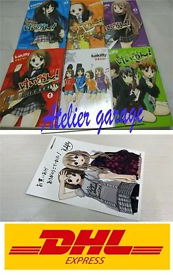 USED W/Limited Postcard K On Vol.1-4 + Highschool + College 6 Set Japanese Manga • $43