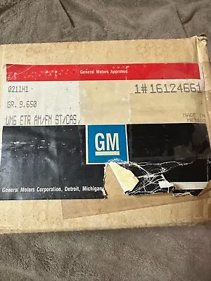 Gm Delco Nos Radio  16124661 New Old Stock Oct 16 1990 • $100