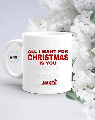 £8.99 • Buy All I Want For Christmas Is You Funny Mug Christmas Gift Naughty Rude Him Her