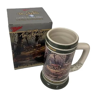 Miller Beer Terry Redlin Collector Series Stein Leaving The Sanctuary 2008 CoA • $14.77