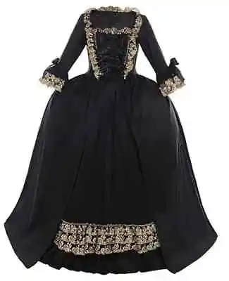  Women's Queen Marie Antoinette Rococo Ball Gown Gothic Victorian Dress X-Large • $135.84
