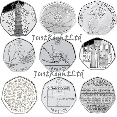 Various Rare 50p Coins Kew Gardens Olympics Triathlon Judo Beatrix Potter 50p • £5.99