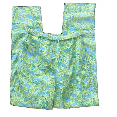 Lilly Pulitzer Key West Hand Print Fabrics Jungle Floral Pants XS Handmade Vtg • $29.50
