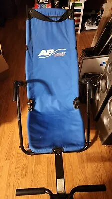 AB Lounge SPORT Abdominal Workout Fitness Exercise Blue Lounger Basically NEW • $100